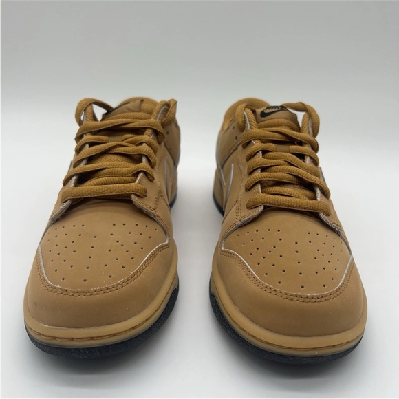Nike Dunk Low Retro Wheat Flax Black Mens Size 11.5 Athletic Shoes HQ1932 700 - Picture 2 of 4
